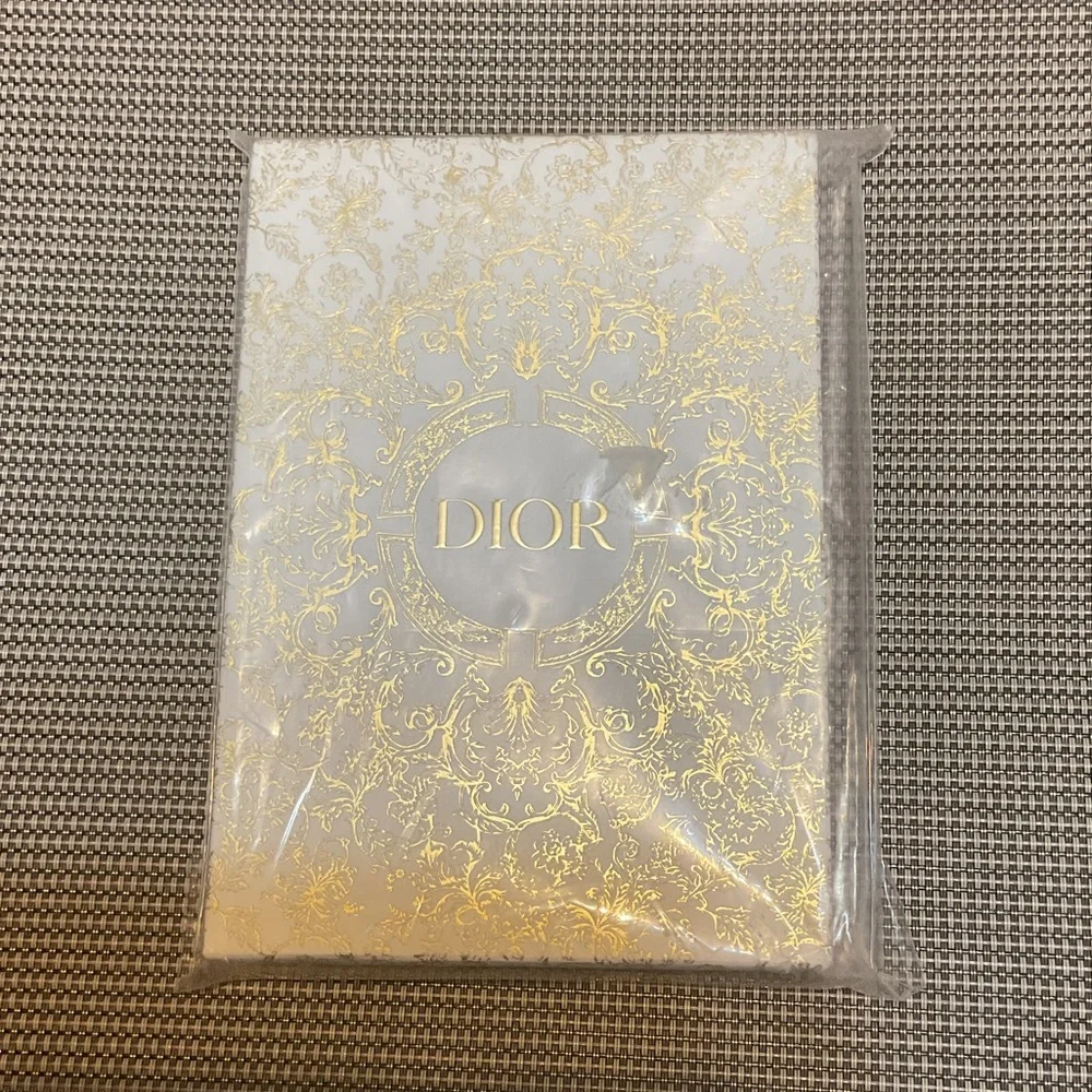 Dior Elegant Gold and White notebook